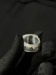 Custom Photo Ring Iced Out Moissanite Diamond Style Hip Hop Bling Silver <b>Memory</b> Portrait Picture Ring Personalized <b>Gift</b> - Product Image 6