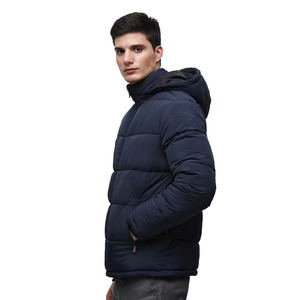 Good Quality Winter Warm Thicken Solid Men's Hooded <b>Parkas</b> Casual Male Slim Zipper Pocket Down Puffer <b>Jackets</b> - Product Image 6