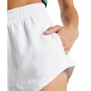 Shorts de sport élastiques taille haute personnalisés pour femmes avec poches, imprimé léopard, style moto et motard, séchage rapide et respirant, 100 % coton - Product Image 2