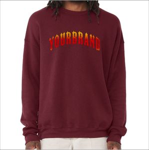 เสื้อสเวตเชิ้ตโอเวอร์ไซส์แบบสั่งทำพิเศษ ผ้าฝ้าย 100% สำหรับผู้ชาย สไตล์สตรีทแวร์ ระบายอากาศได้ดี คุณภาพสูง - Product Image 1