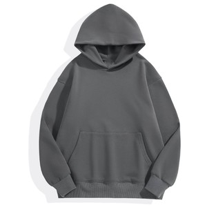 Custom <b>Navy</b> <b>Mens</b> Pullover Hoodie Relaxed Fit <b>Fleece</b> Sweatshirt Wholesale Casual Streetwear Apparels Supply Bulk B2B USA EU UK - Product Image 3
