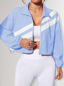 <b>Womens</b> Athleisure Tracksuit | Loose Cropped Full Zip <b>Jacket</b> & High Rise Fitness Tights Co Ord | Four Way Stretch Gym Clothes - Product Image 1