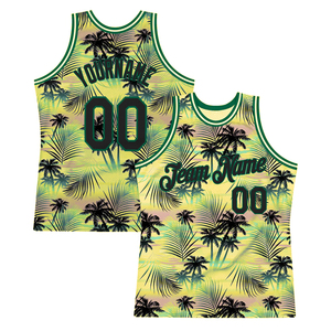 Maillot de basket personnalisable style hawaïen – Débardeur d'été respirant, anti-humidité, séchage rapide, sans manches pour l'entraînement - Product Image 3