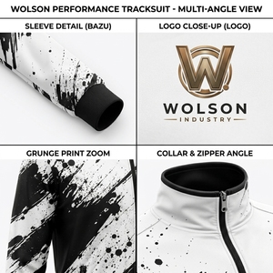 Wholesale All Over Print Sublimation Tracksuit Custom Sportswear Jacket <b>Pants</b> Set for Teams Gym Training Fitness and Casual Wear - Product Image 3