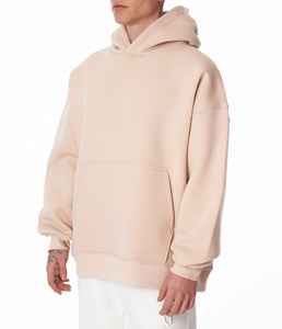Sudadera con Capucha para Hombre, 320 Gramos, 100% Algodón, Talla Grande, Secado Rápido, Transpirable, Forro de Seda, Lavado, Color Sólido - Product Image 5
