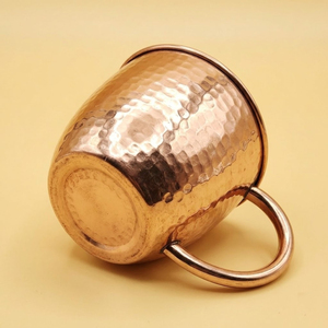 Taza Moscow Mule de Cobre Puro Hecha a Mano con Logotipo Personalizado, Taza de Metal Resistente de Grado Alimenticio, Taza de Cerveza Martillada Estilo Antiguo, Venta al Por Mayor - Product Image 1