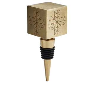 Bouchon de bouteille de vin durable, sur mesure, décoration de mariage, bouchon de vin doré, forme unique - Product Image 4