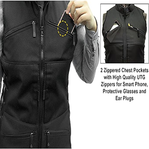 Gilet tactique pour dresseur de chiens |   Gilet en toile softshell d'été imperméable, respirant et écologique, grande taille - Product Image 3