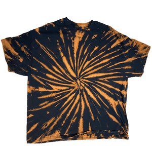 เสื้อยืดแขนสั้นผู้ชาย ลายมัดย้อม คอกลม ทรงปกติ ผ้าถักลำลอง สีเทาไล่เฉด - Product Image 3