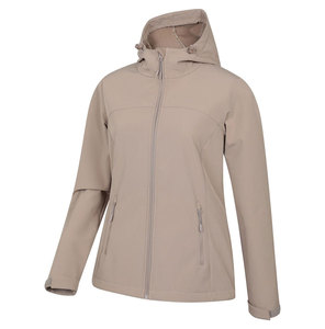 Unisex Autumn Formal Solid Hooded Stand Collar Softshell Jacket High Quality Waterproof Regular Length OEM Service - Product Image 2
