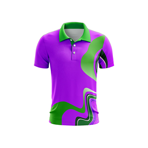 Outdoor Plus Sized Sportswear Tackle Twill Customizable <b>Cricket</b> Team Logo Name Heat-Transfer Printed UV Protection Jersey - Product Image 3