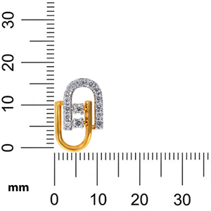 Pendientes de Diamantes de Lujo para Mujer, Chapados en Oro de 18K, Corte Brillante Redondo, Oro Amarillo, Joyería para Uso Diario - Product Image 5