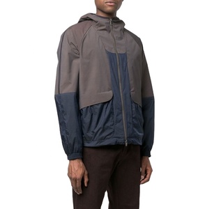 Men's Nylon Zipper Windbreaker <b>Jacket</b> <b>Lightweight</b> Breathable Quick-Drying Windproof Outdoor Wear Patchwork Color Hooded <b>Jacket</b> - Product Image 5