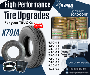 Neumático de Camión Ligero KUMA K701A de Alta Calidad, el Más Vendido, para Vehículos, de Caucho Natural Negro, con 1 Año de Garantía de Reemplazo - Product Image 2