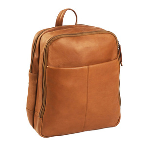 Mochila de Cuero de Grano Completo, Bolsa para Portátil con Múltiples Bolsillos, Mochila de Viaje Vintage, Mochila de Negocios Resistente - Product Image 2