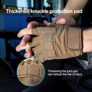 Guantes de Entrenamiento con Agarre de Silicona Resistente y Transpirable, Guantes de Microfibra para Levantamiento de Pesas y Ejercicio Físico - Product Image 3