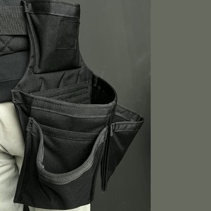Handmade 1000D <b>Tool</b> <b>Belt</b> Carpenter <b>Tool</b> <b>Pouch</b> <b>Belt</b> Heavy Duty Workshop Organizer Genuine Cowhide in Wholesale Factory price - Product Image 2