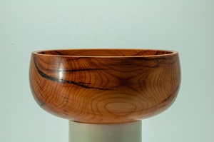 Tazón de madera de acacia de diseño clásico con cuchara, producto de supermercado desechable para ensalada de frutas para restaurante de Hotel en casa - Product Image 5