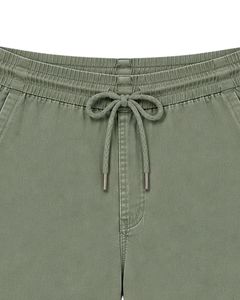 Shorts de bain pour hommes personnalisés en vert sauge, séchage rapide, shorts de plage, taille élastique, cordon de serrage, shorts décontractés pour les vacances - Product Image 5