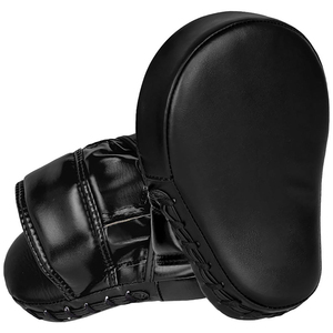 Comfortable Material 100% Cowhide Leather Focus Pads Premium Quality Punching Pad Custom Made MMA Kickboxing Training Focus Mitt - Product Image 2