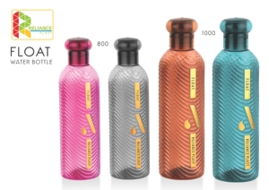 <b>Float</b> <b>Plastic</b> Water Bottle Screw-On Cap Bpa Free Travel Lightweight Minimalist Design Unisex Hiking Outdoor - Product Image 4
