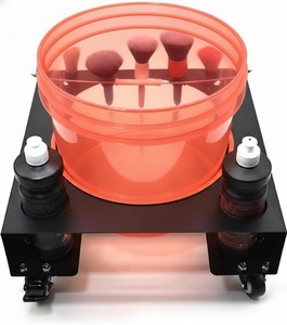 Chariot de lavage auto mobile robuste OEM ODM avec porte-bouteilles et roulettes GAPSTL015 - Product Image 1