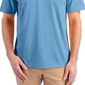 เสื้อโปโลแบบกำหนดเอง โพลีเอสเตอร์ ชุดกีฬา สีน้ำเงิน ระบายอากาศได้ดี เสื้อผู้ชาย สำหรับการฝึกซ้อมในยิมระดับมืออาชีพ เสื้อผ้าลำลอง สไตล์เทคนิคใหม่ - Product Image 3