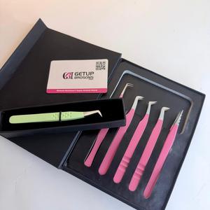 ชุดแหนบดึงขนตา GETUP BROSONS IMPEX รุ่น Precision Stainless Steel แบบใหม่ สำหรับแยกขนตา/โค้ง/90/ปลายโค้งมน ขนาด 10 มม. ป้องกันไฟฟ้าสถิต - Product Image 5