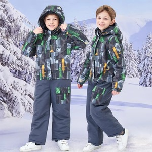 Ensemble de veste de ski et de snowboard pour homme de haute qualité avec logo personnalisé, imperméable, coupe-vent, grande taille, coutures thermosoudées, fermeture éclair - Product Image 5