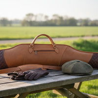 Housse de chasse en cuir imperméable avec fermeture éclair, design extérieur personnalisé, étiquette personnalisée, capacité 20-36L, poignée souple, motif losanges, vente en gros