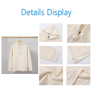 High Quality Hoodies <b>Men</b> <b>Pullover</b> Thick Fleece Plus Size Loose Custom Logo Women's Hoodies - Product Image 4