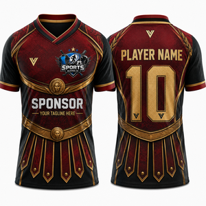Servicio OEM, Camiseta de Fútbol de Alta Calidad, 100% Poliéster, Malla Deportiva Corta, Ecológica, Absorbente de Humedad - Product Image 1
