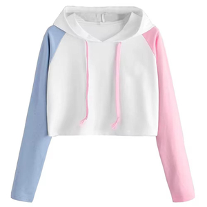 2026 Wholesale Women's Printed Crop <b>Top</b> Hoodie <b>Winter</b>/Spring Eco-Friendly Custom Logo Pullover Women's Crop <b>Top</b> Hoodies - Product Image 5