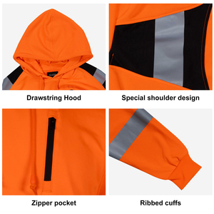 Sudaderas Térmicas de Seguridad Avanzadas, Construcción de Tela Transpirable con Bolsillos Funcionales para Personal de Seguridad Profesional - Product Image 4