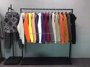 Fabricante de ropa de invierno H5513, venta al por mayor, mezclas de algodón personalizadas, sudaderas con capucha con forro de rizo francés, sudaderas con capucha lisas unisex - Product Image 4