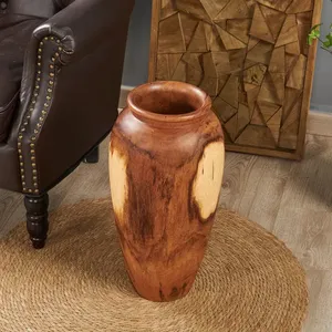 Jarrón de Madera Natural Hecho a Mano, Ligero, Decorativo, para Flores, Decoración Clásica para el Hogar, Regalo de Boda - Product Image 5
