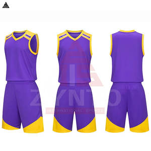 High Quality Basketball Uniforms Custom Design 100% Polyester Basketball Wear Uniforms Hot <b>Sale</b> Comfortable Basketball Uniforms - Product Image 6