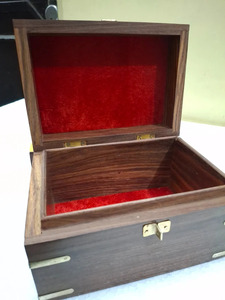 Decorative Wooden <b>Box</b> Handmade Carved Storage <b>Box</b> For Jewelry <b>Keepsake</b> Gifts Home Decor And Multipurpose Use - Product Image 3