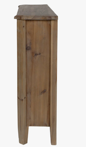 Wholesale Luxury <b>Rustic</b> Solid Wood Storage <b>Cabinet</b> with Double Doors Multi Tier Credenza Unit for Living Room and Hotel Decor - Product Image 4