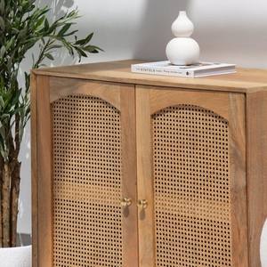 Buffet en rotin Vandana Pebble Falcon à 2 portes pour des intérieurs et extérieurs modernes et élégants - Product Image 4