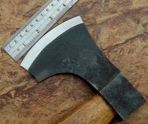 Handmade Industrial Viking Bearded <b>Axe</b> Carbon Steel <b>Axe</b> Rose Wood <b>Handle</b> With Leather Sheath, Bush craft <b>Axe</b> Camping <b>Axe</b> - Product Image 6