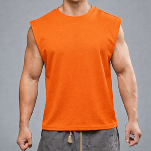 Camiseta sin Mangas de Algodón de Alta Calidad, 270 GSM, Personalizable con Logotipo, Talla Grande - Product Image 3