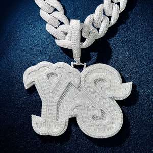 Luxe Hip Hop Diamant Zircon Grand Coeur Pendentif Collier À La Mode Ice Out Rap Déclaration pour Hommes et Femmes - Product Image 6