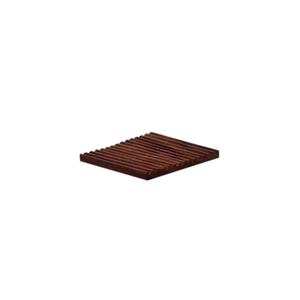 Walnut Mango Wood Coaster <b>Set</b> with Custom Beer Drink Print Classic Style <b>Square</b> Shape Eco-Friendly 400mm Diameter Metal Edging - Product Image 6