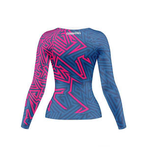 Casual Fashion top demanding Men Rash Guard best breathable <b>Long</b> <b>Sleeve</b> best material Custom Sublimated Printed Men Rash Guard - Product Image 3