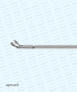 Pinces micro-coupes laryngées à courbe ascendante – Instruments endolaryngés pour la microchirurgie de la gorge et l'échantillonnage tissulaire par Vaslcare - Product Image 3