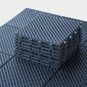 Baldosas de terraza de composite para todo tipo de clima, 12x12 pulgadas, entrelazadas, para exteriores, con diseño de rayas, de plástico, cuadradas, para patio. - Product Image 2