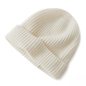 Knitted Beanie Hat Warm Soft Stretch <b>Winter</b> <b>Cap</b> Casual Outdoor Streetwear Ribbed Cuff Comfortable Cold Weather Unisex Adults - Product Image 1