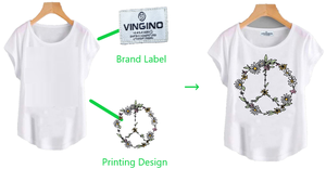 Ropa Formal de Diseñador de Alta Calidad, Oversize, 100% Algodón, Ecológica, Transpirable, con Logotipo Sublimado, Tallas Grandes, Personalizable - Product Image 5