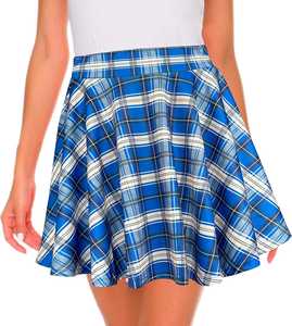 Faldas Cortas de Golf de Cintura Alta de Algodón Transpirable para Mujer, Ideales para Tenis, Baile y Fitness, de Secado Rápido, Color Liso - ¡Gran Oferta! - Product Image 1